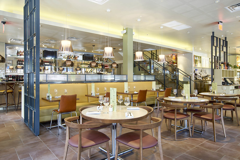 Carluccios Restaurant Food and Beverage FF&E and OS&E Dining Area