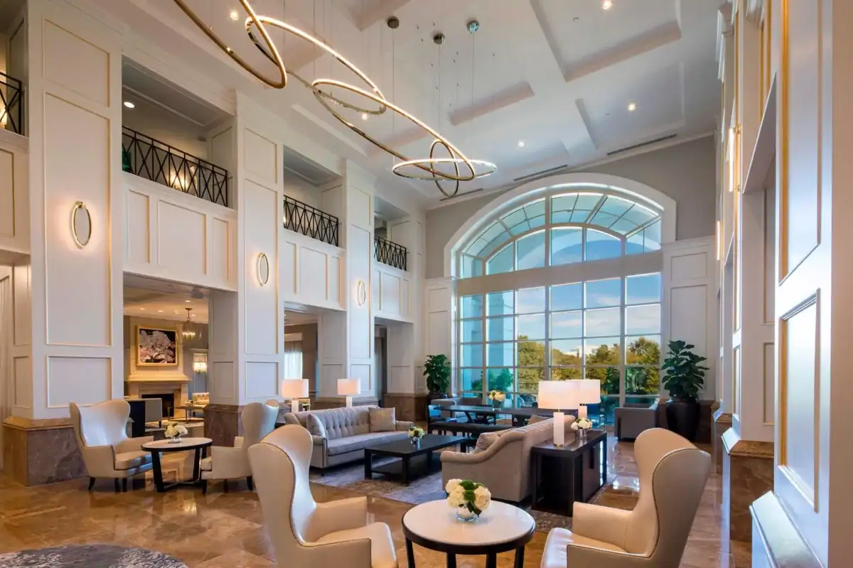ff&e procurement for luxury hotels lobby interior furniture fixtures and equipment