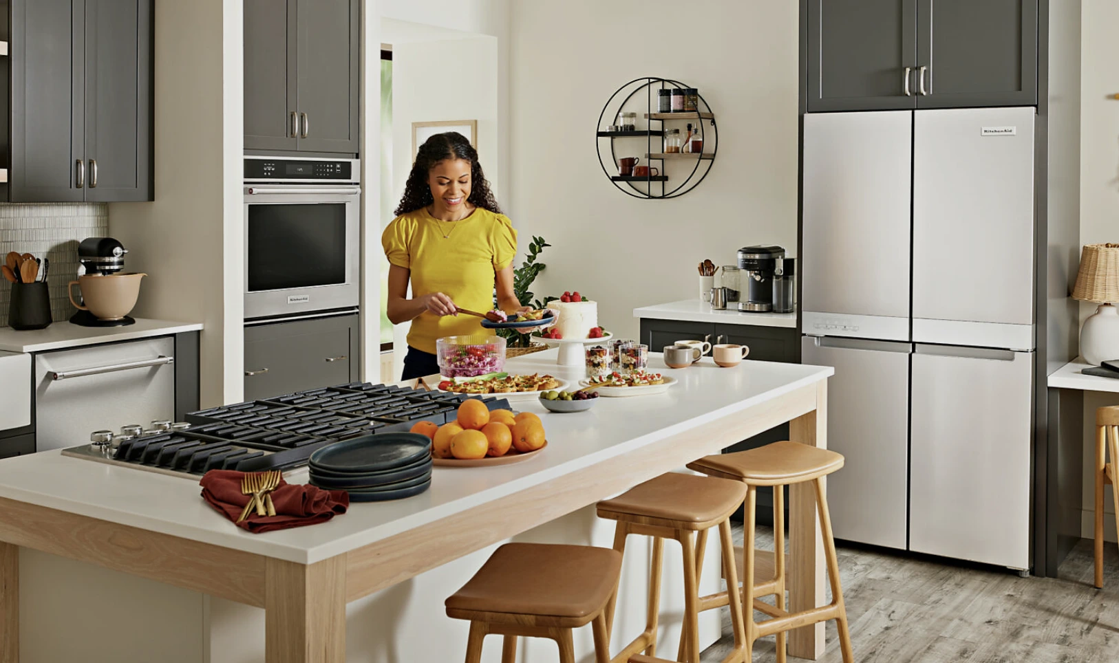 residential-style hospitality kitchen featuring Whirlpool appliances supporting comfort, convenience, and everyday living