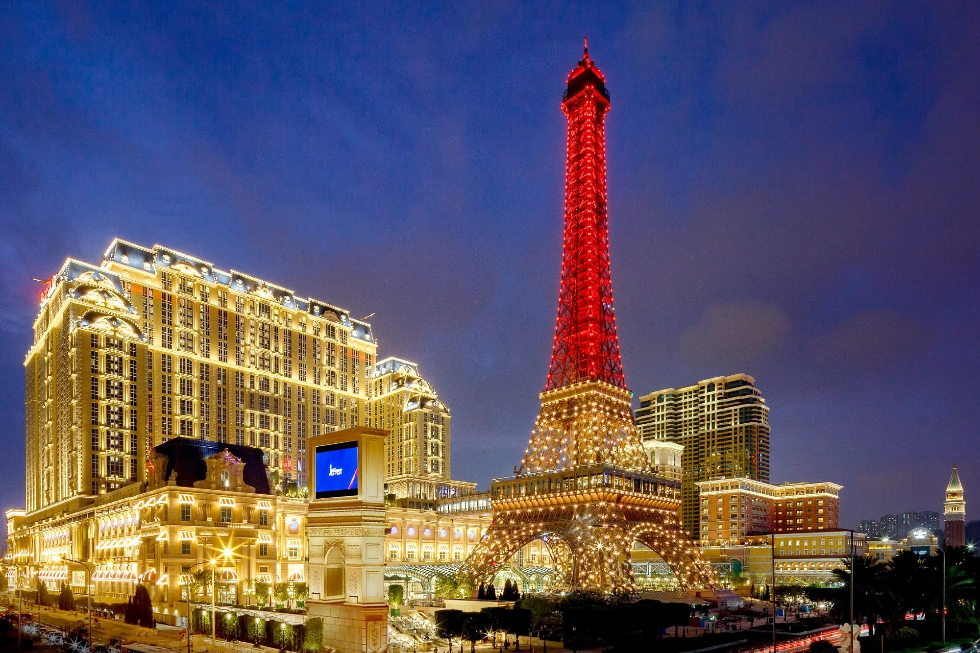 The Parisian Macau luxury resort showcasing large-scale international hospitality logistics, FF&E installation, and project coordination by BCI Worldwide.