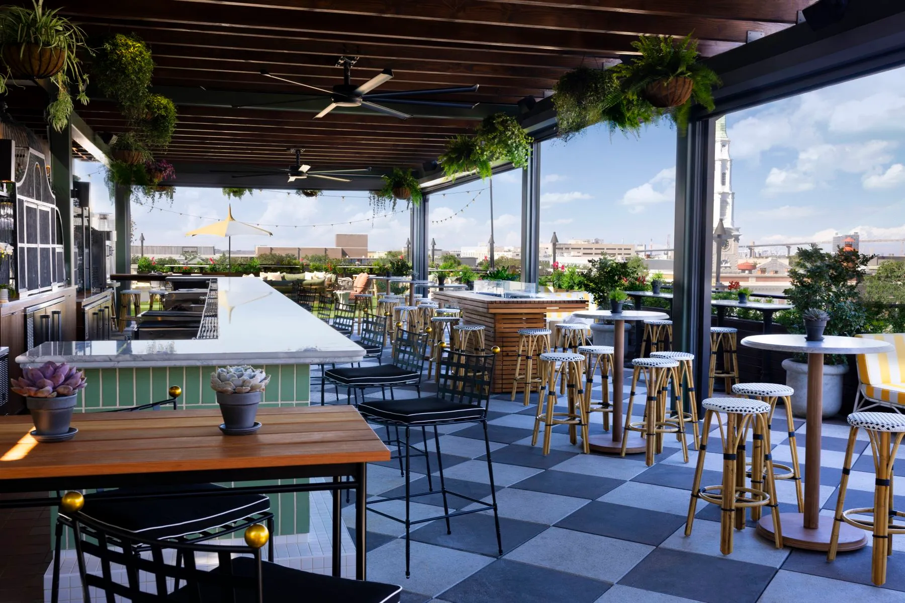 Completed Hotel Contessa guest suite showcasing the result of disciplined hospitality preliminary budgeting and coordinated FF&E procurement by Beyer Brown