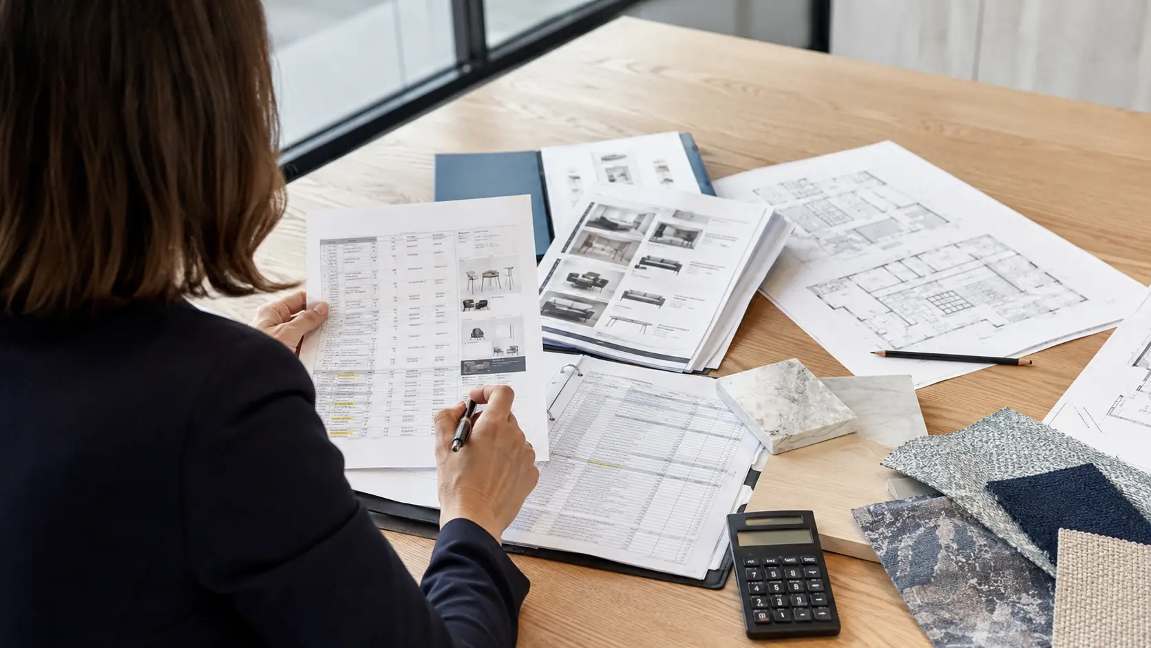 Procurement specification workspace where Beyer Brown reviews FF&E and OS&E requirements to strengthen hospitality preliminary budgeting accuracy